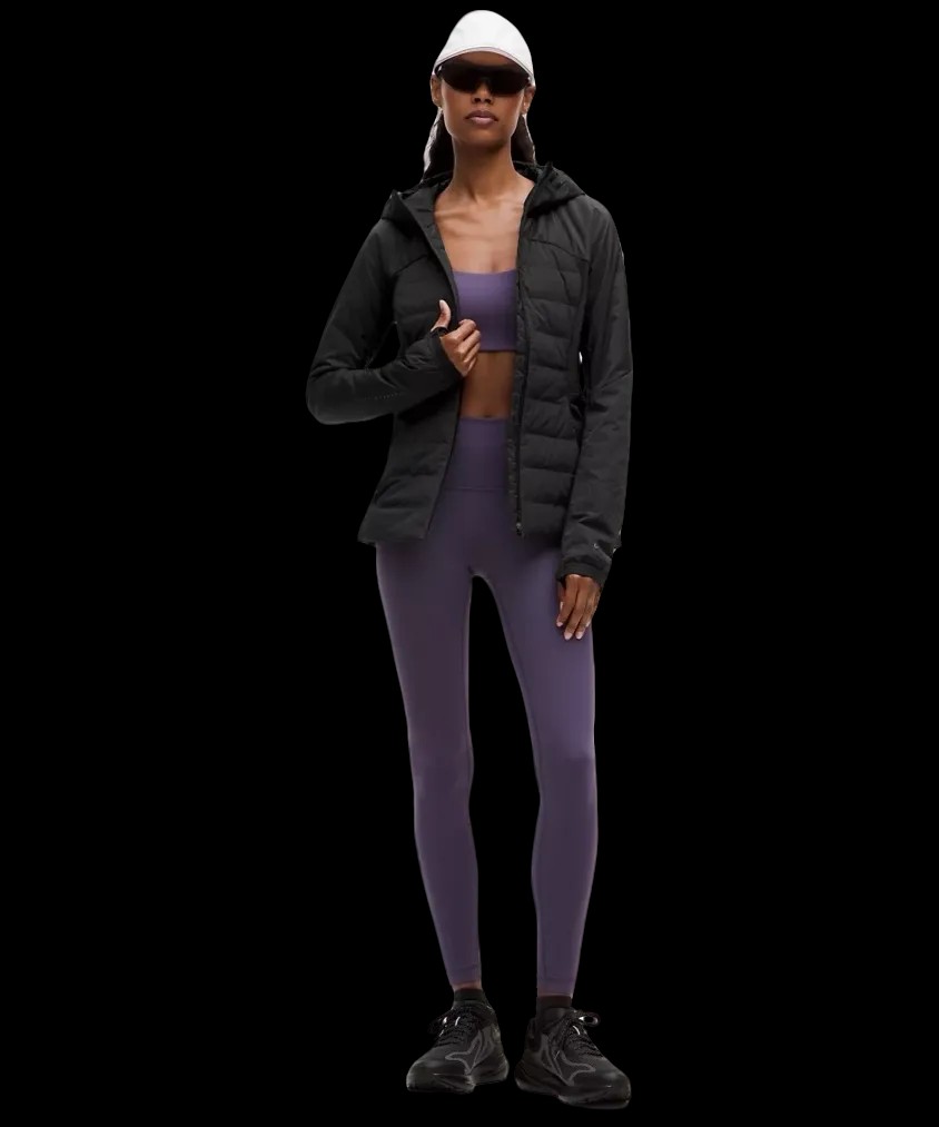 Lululemon Down for It All Jacket Black - HypeFly India View 2