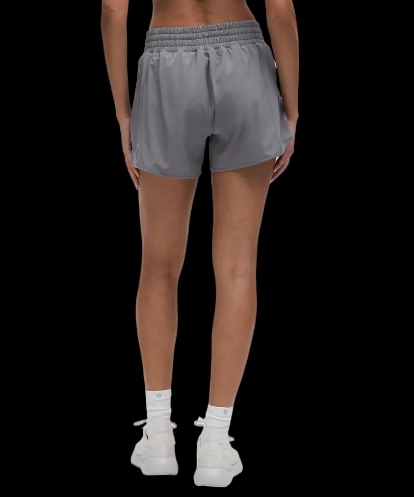 Lululemon Hotty Hot High-Rise Lined Short 4" Solar Grey - HypeFly India View 3