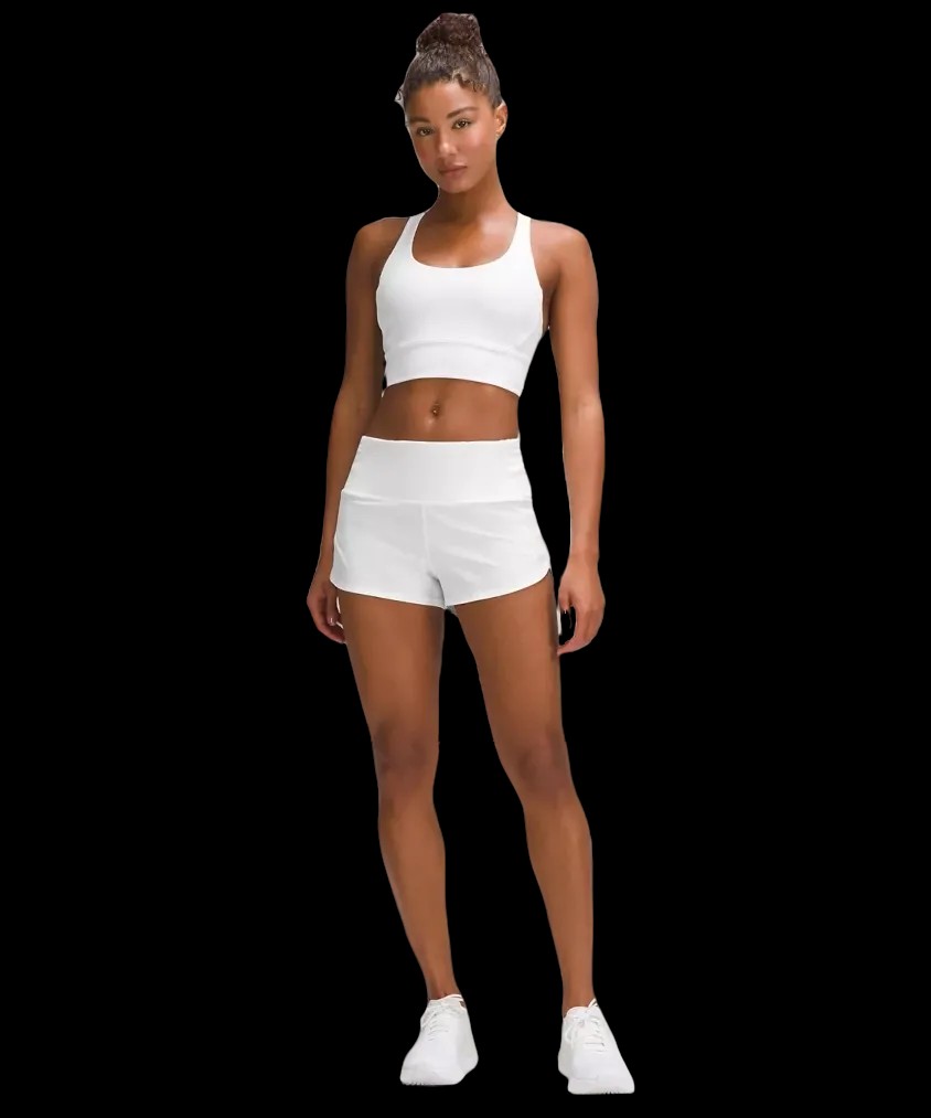 Lululemon Speed Up High-Rise Lined Short 2.5" White - HypeFly India View 2