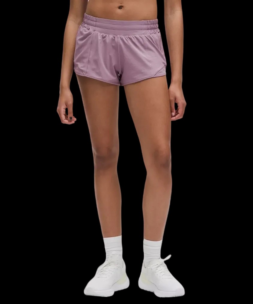 Lululemon Hotty Hot Low-Rise Lined Short 2.5" Lavender Lux - HypeFly India View 1
