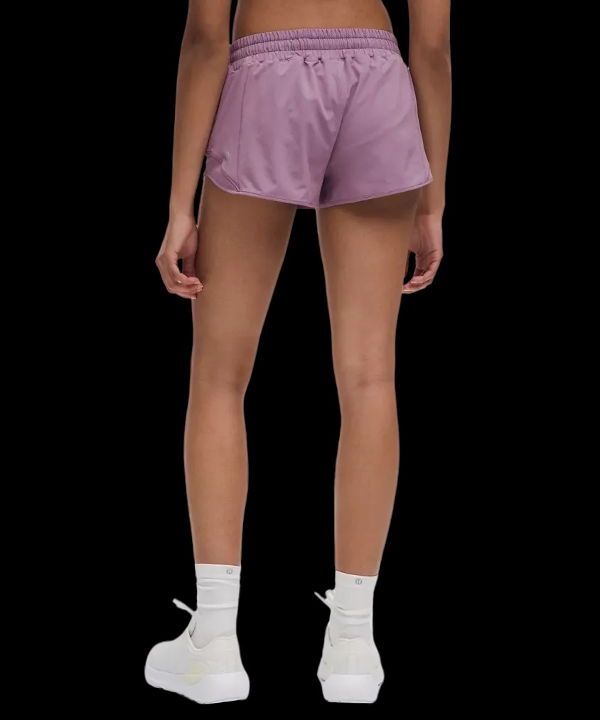 Lululemon Hotty Hot Low-Rise Lined Short 2.5" Lavender Lux - HypeFly India View 3