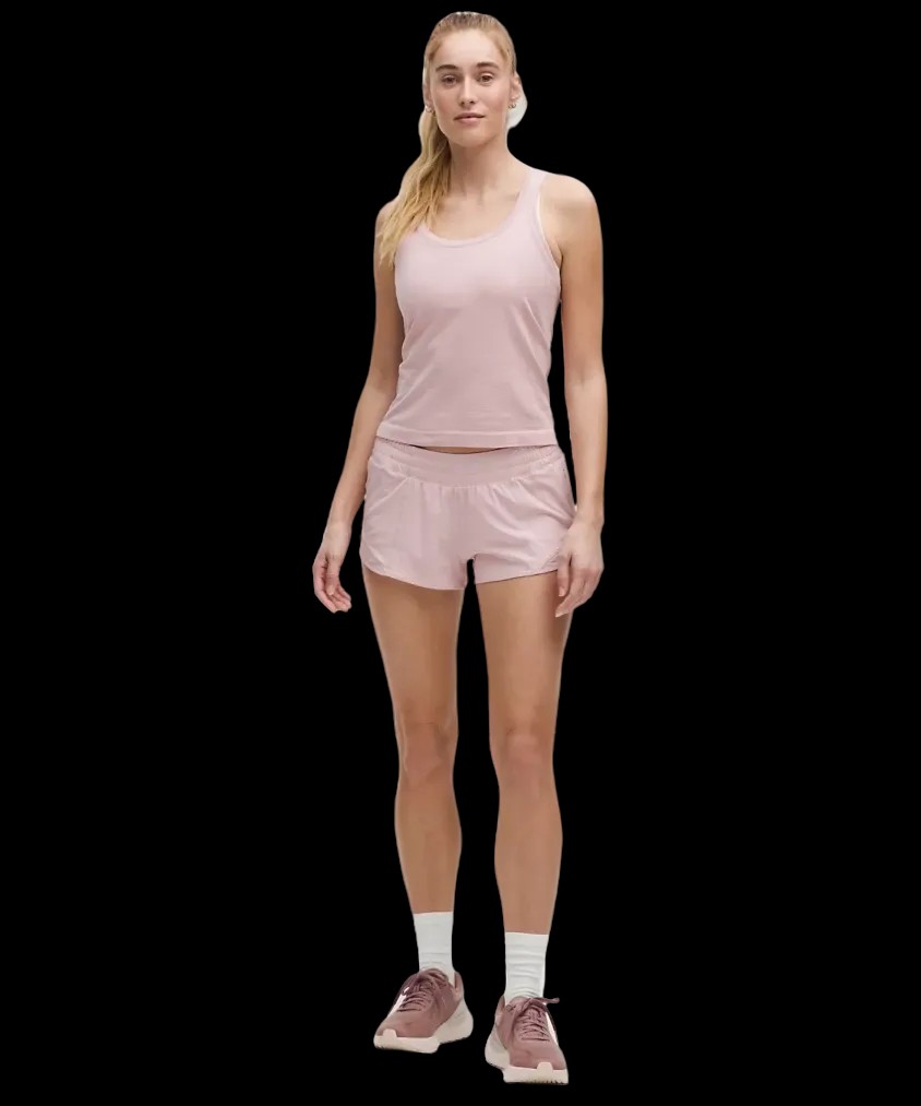 Lululemon Hotty Hot Low-Rise Lined Short 2.5" Pink Haze - HypeFly India View 2