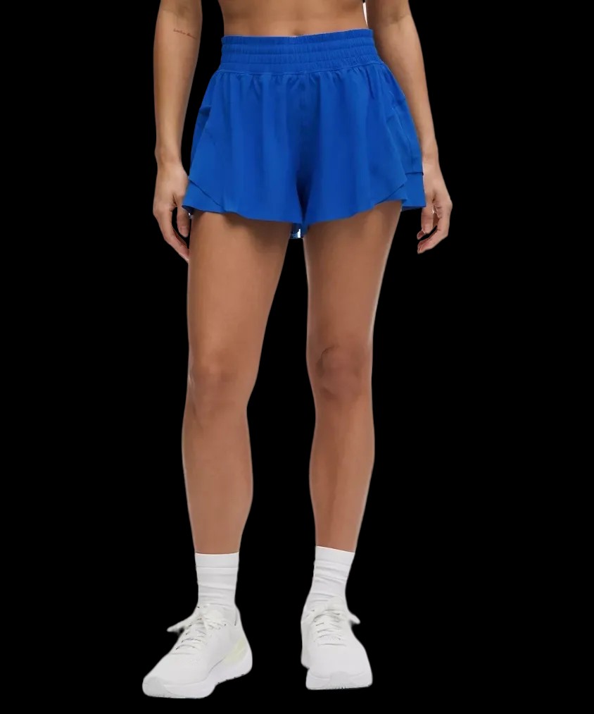 Lululemon Shake It Out High-Rise Running Short 2.5" Galactic Cobalt - HypeFly India View 1