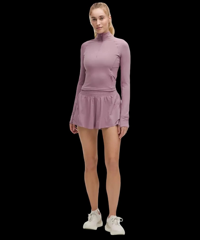 Lululemon Shake It Out High-Rise Running Short 2.5" Lavender Lux - HypeFly India View 2