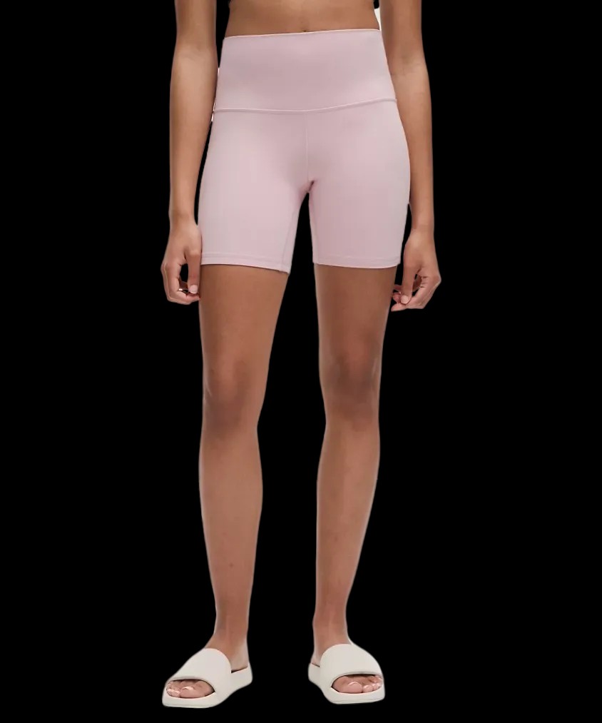 Lululemon Align High-Rise Short 6" Pink Haze - HypeFly India View 1