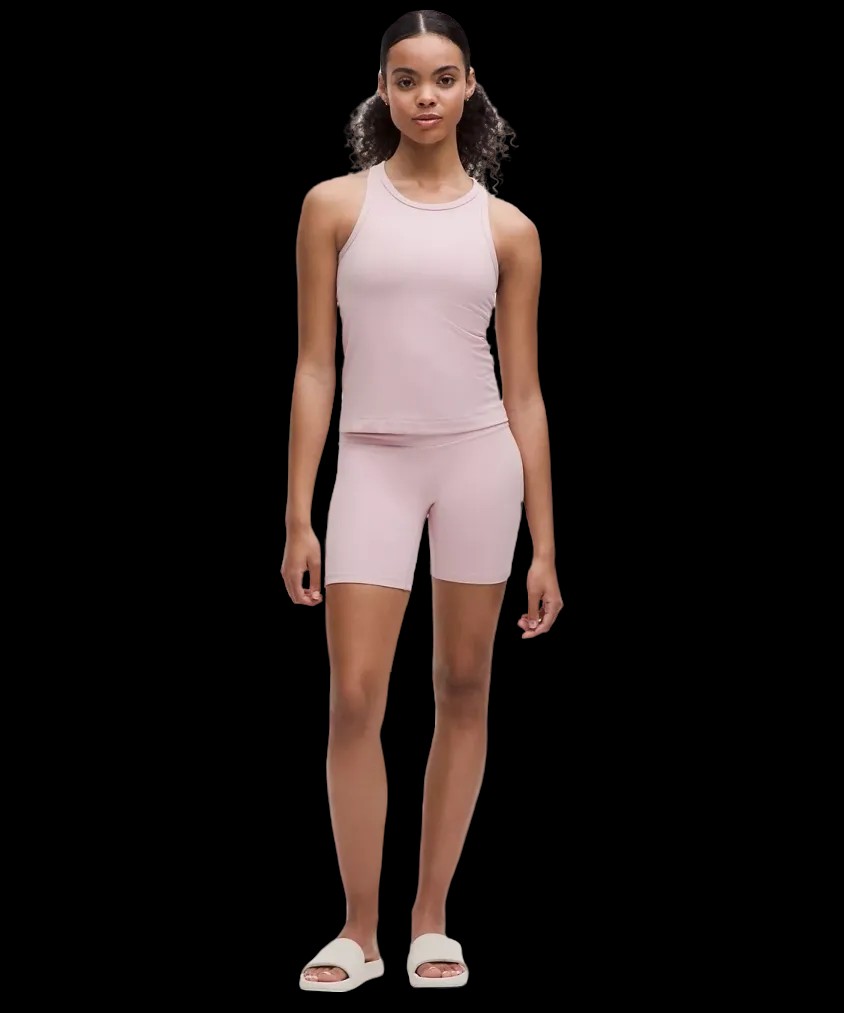 Lululemon Align High-Rise Short 6" Pink Haze - HypeFly India View 2