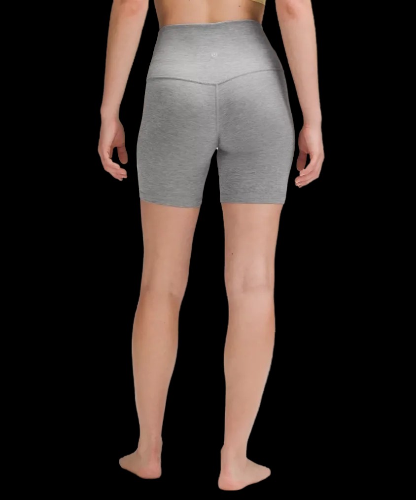 Lululemon Align High-Rise Short 6" Heathered Core Medium Grey - HypeFly India View 2
