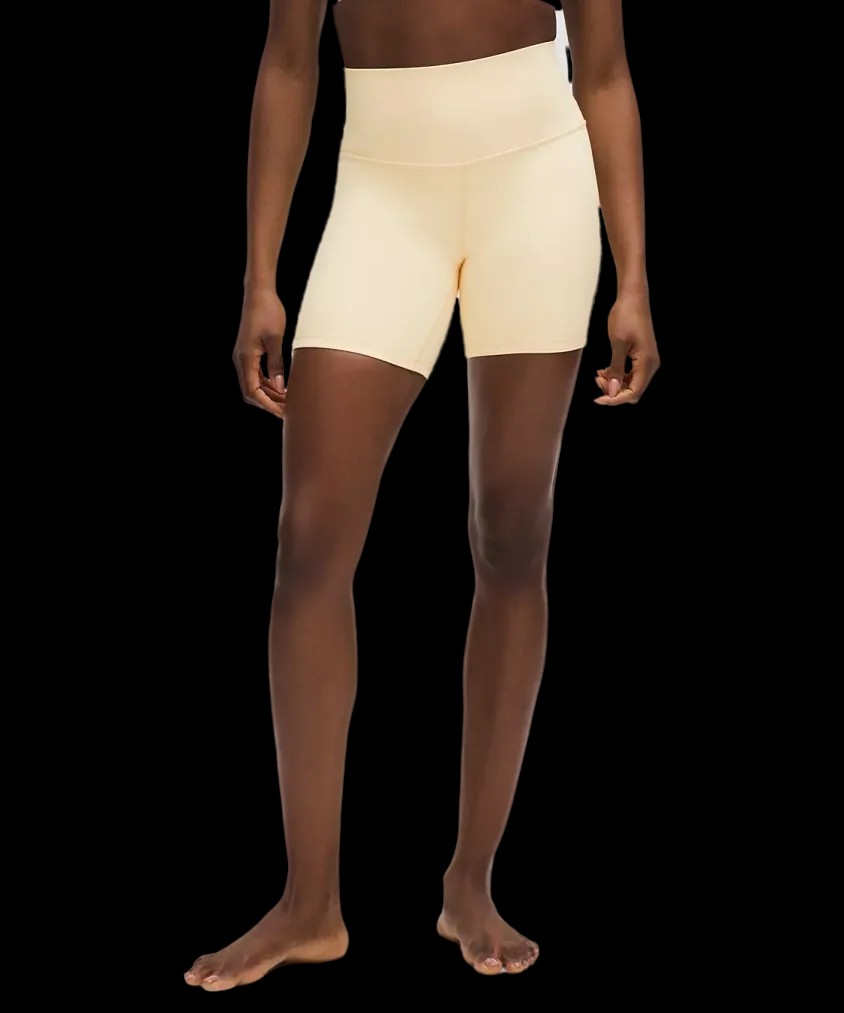 Lululemon Align High-Rise Short 6" Butter Cream - HypeFly India View 1