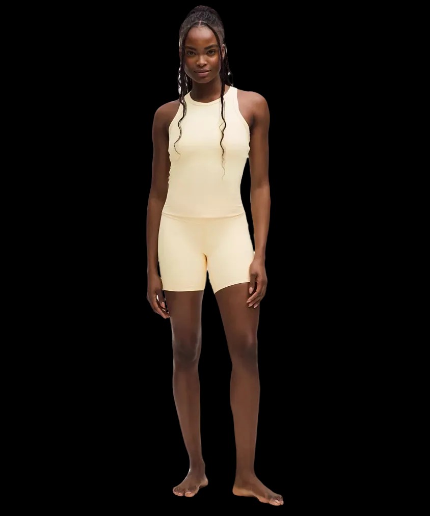Lululemon Align High-Rise Short 6" Butter Cream - HypeFly India View 3