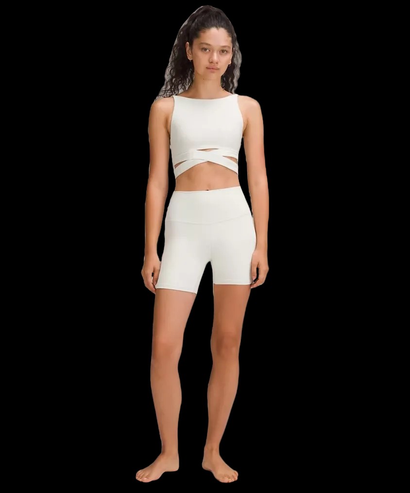 Lululemon Align High-Rise Short 6" Bone - HypeFly India View 2