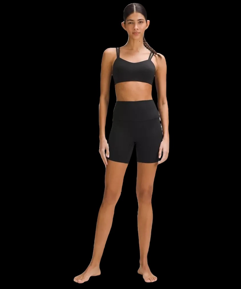 Lululemon Align High-Rise Short 6" Black - HypeFly India View 2