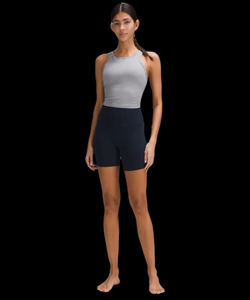 Lululemon Align High-Rise Short 6" True Navy - HypeFly India View 2