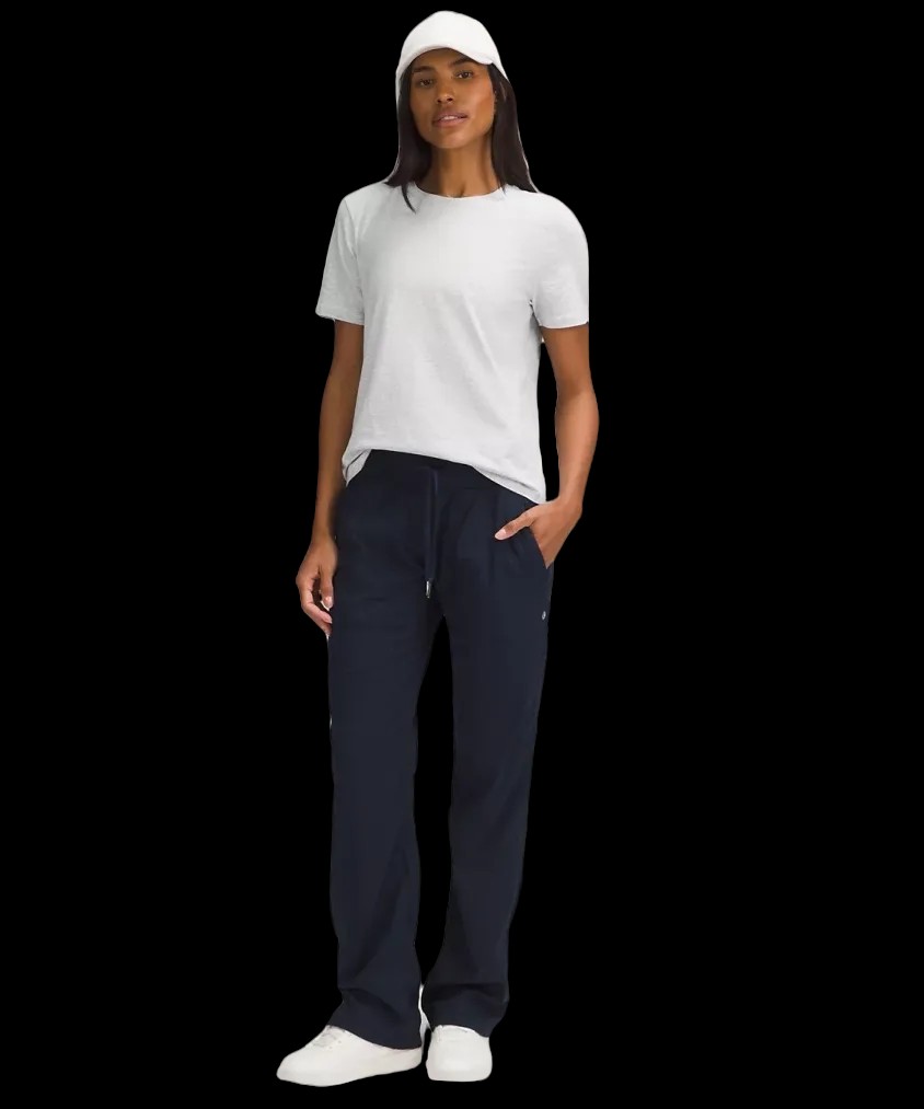 Lululemon Love Curved-Hem Crewneck T-Shirt Heathered Core Ultra Light Grey - HypeFly India View 2