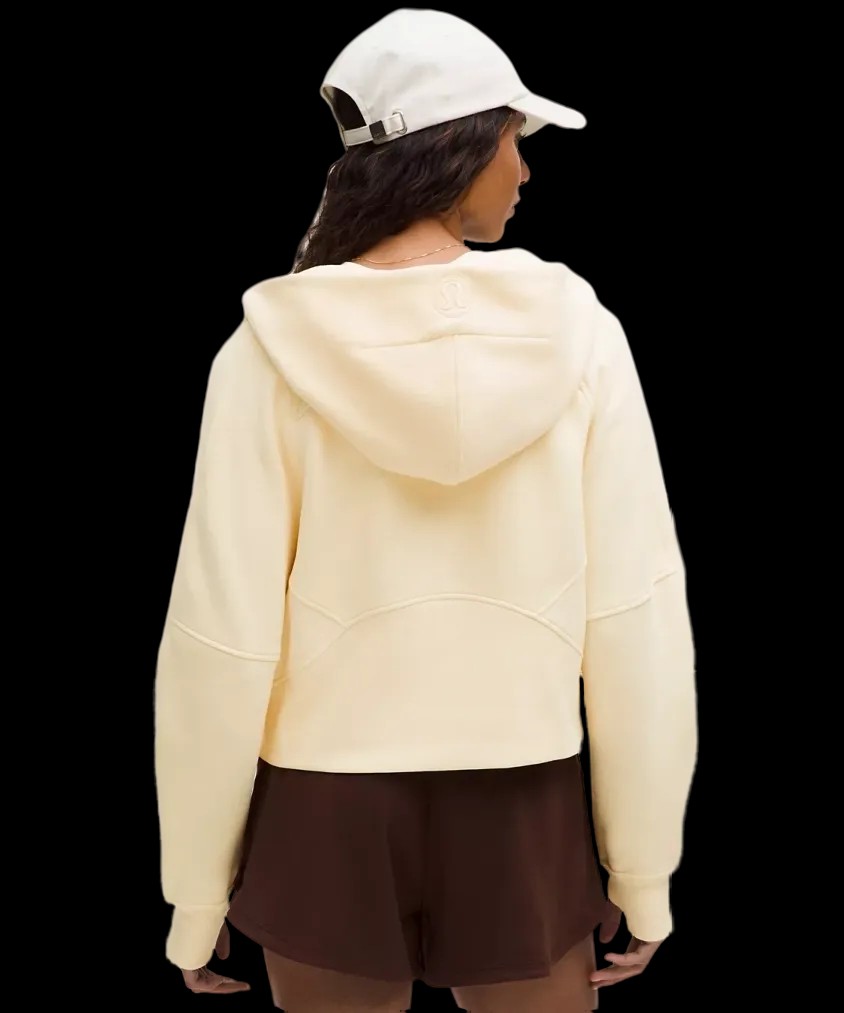 Lululemon Scuba Oversized Half-Zip Hoodie Butter Cream - HypeFly India View 3