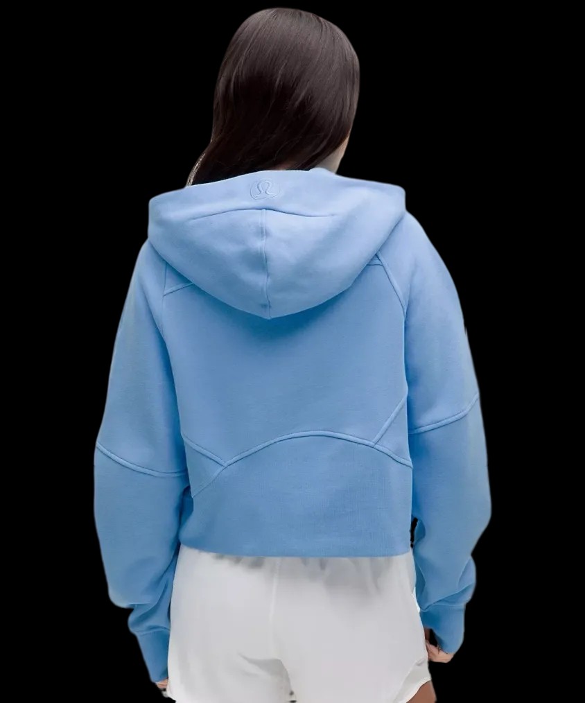 Lululemon Scuba Oversized Half-Zip Hoodie Aero Blue - HypeFly India View 2
