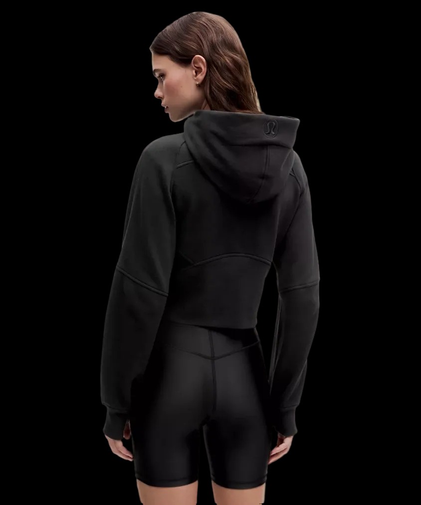 Lululemon Scuba Oversized Half-Zip Hoodie Black/Gold - HypeFly India View 2