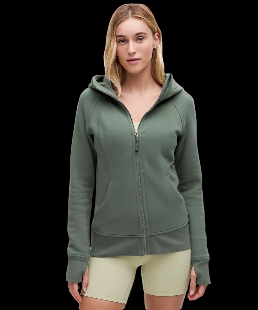 Lululemon Scuba Full-Zip Hoodie Dark Forest - HypeFly India View 1