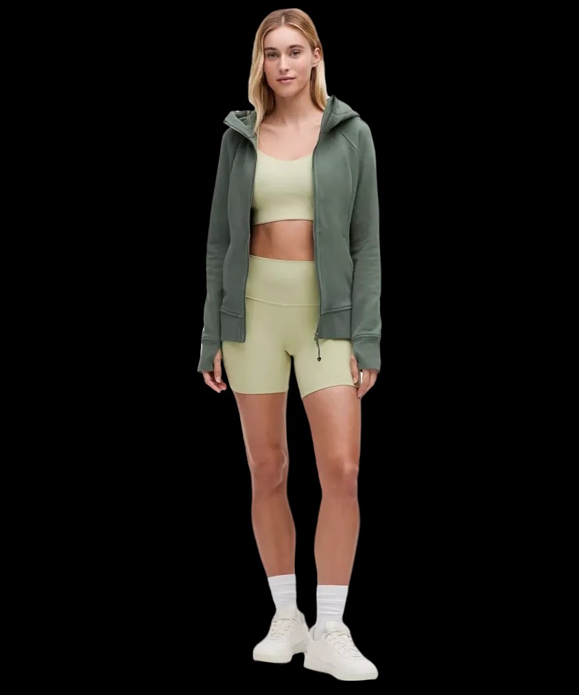 Lululemon Scuba Full-Zip Hoodie Dark Forest - HypeFly India View 2
