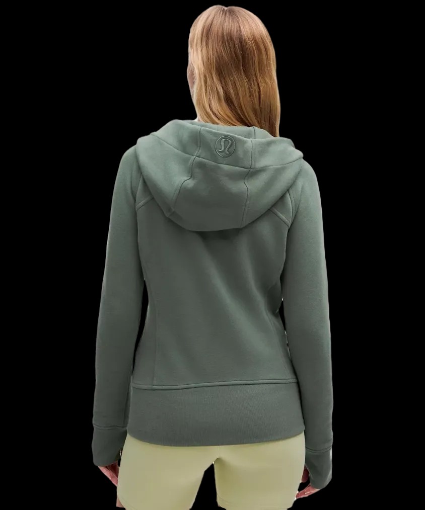 Lululemon Scuba Full-Zip Hoodie Dark Forest - HypeFly India View 3