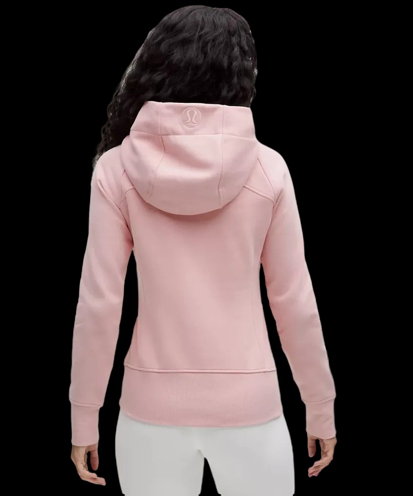 Lululemon Scuba Full-Zip Hoodie Pink Haze/Rose Gold - HypeFly India View 2