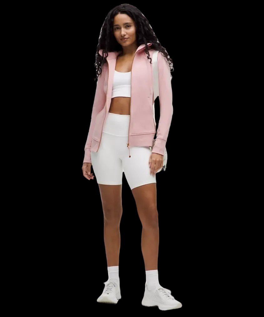 Lululemon Scuba Full-Zip Hoodie Pink Haze/Rose Gold - HypeFly India View 3