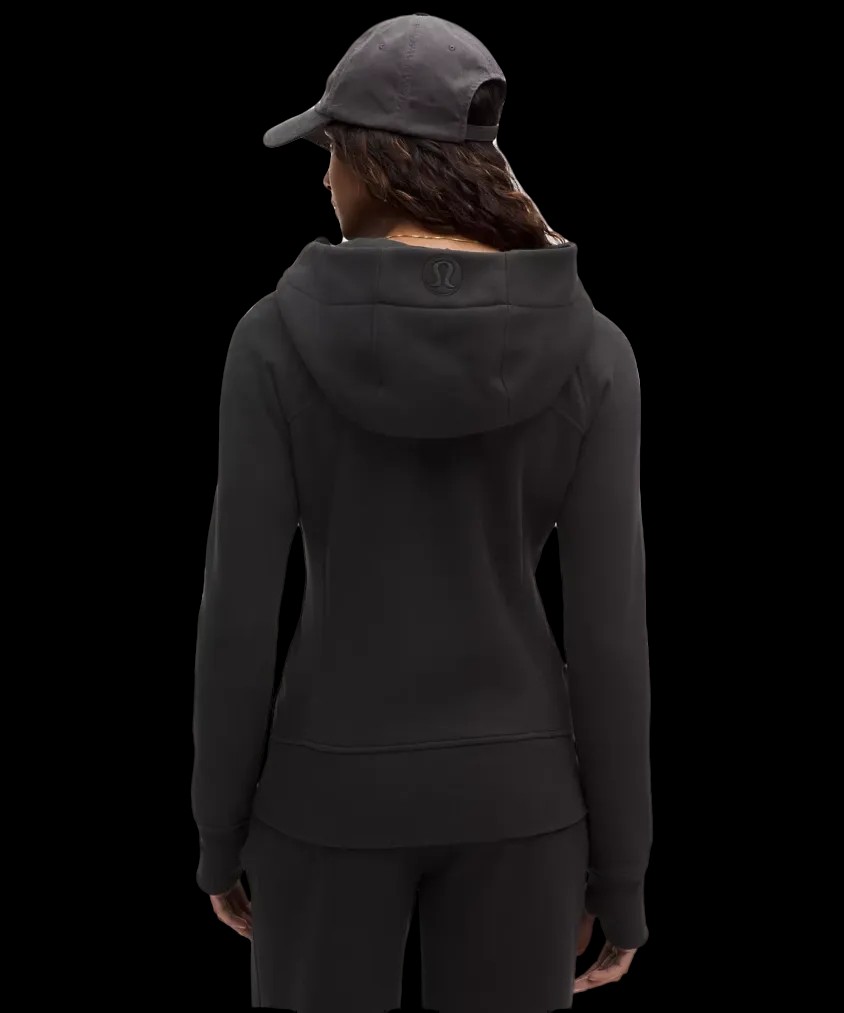 Lululemon Scuba Full-Zip Hoodie Black - HypeFly India View 2