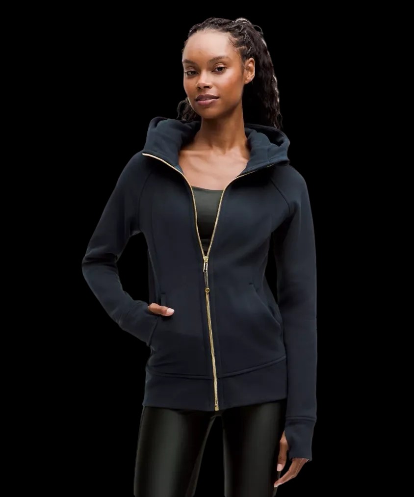 Lululemon Scuba Full-Zip Hoodie True Navy/Gold - HypeFly India View 1