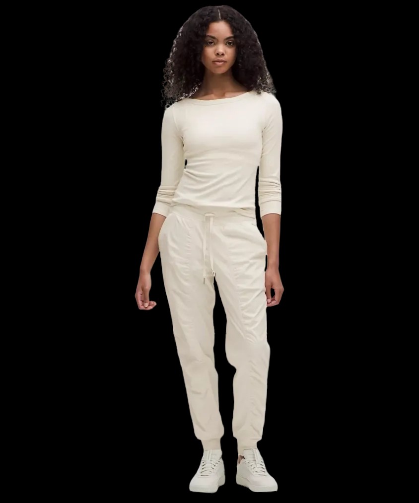 Lululemon Dance Studio Mid-Rise Jogger Full Length Light Ivory - HypeFly India View 2