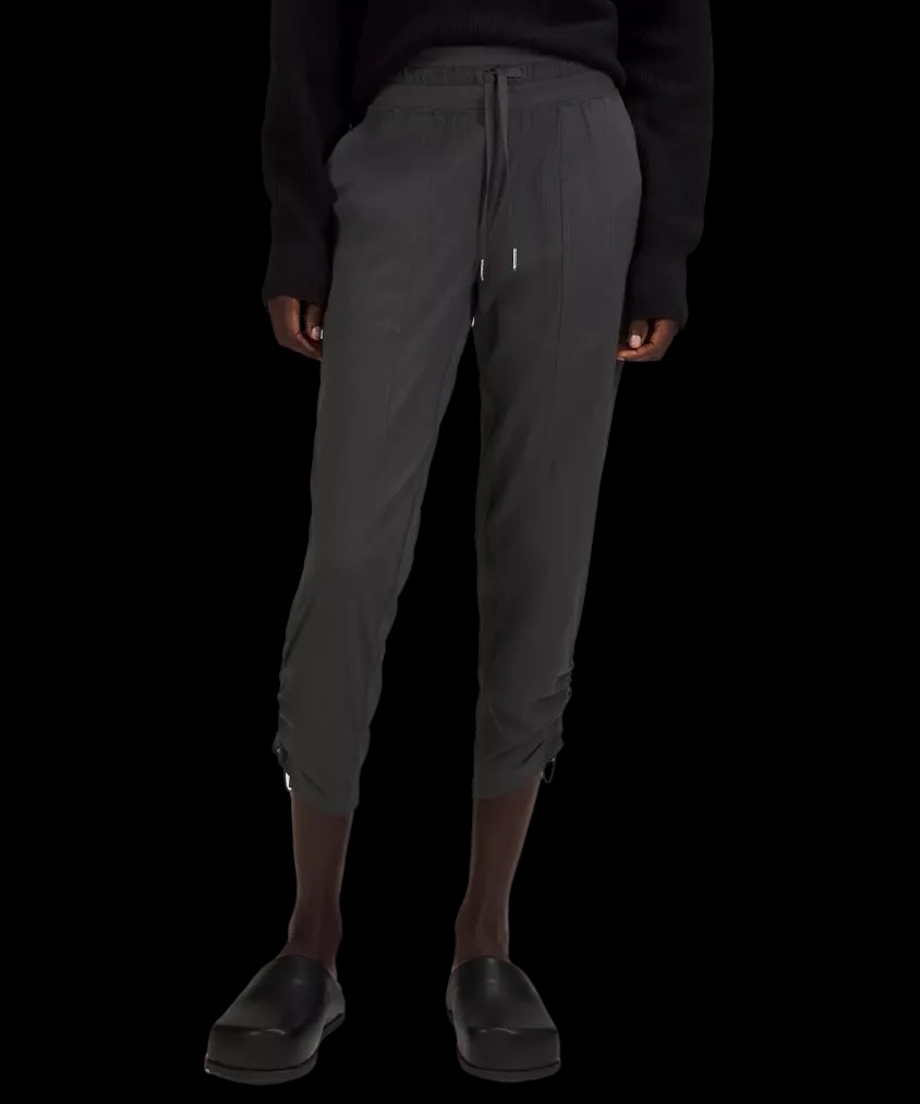 Lululemon Dance Studio Mid-Rise Cropped Pant Graphite Grey - HypeFly India View 1
