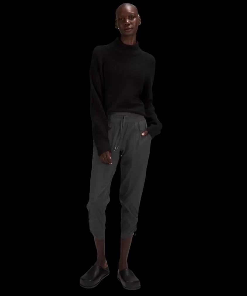 Lululemon Dance Studio Mid-Rise Cropped Pant Graphite Grey - HypeFly India View 2
