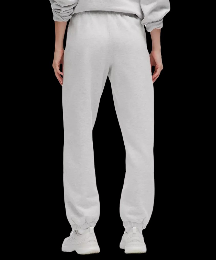 Lululemon Scuba Mid-Rise Oversized Jogger Regular Heathered Core Ultra Light Grey - HypeFly India View 3