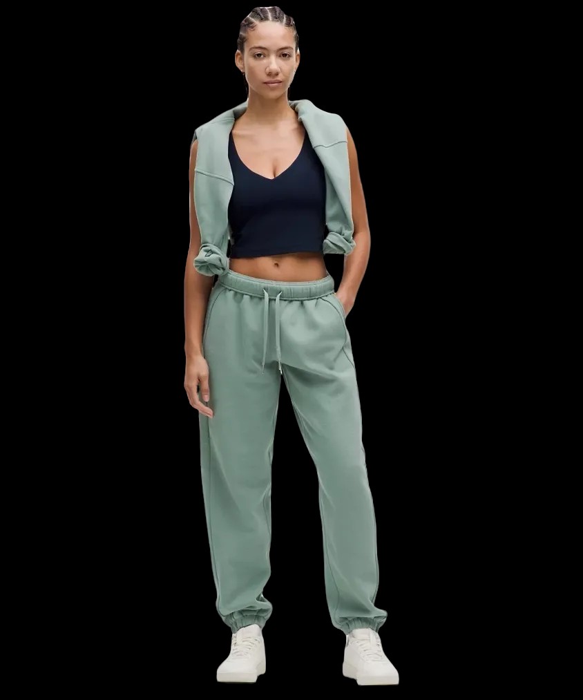 Lululemon Scuba Mid-Rise Oversized Jogger Regular Crater Blue - HypeFly India View 2