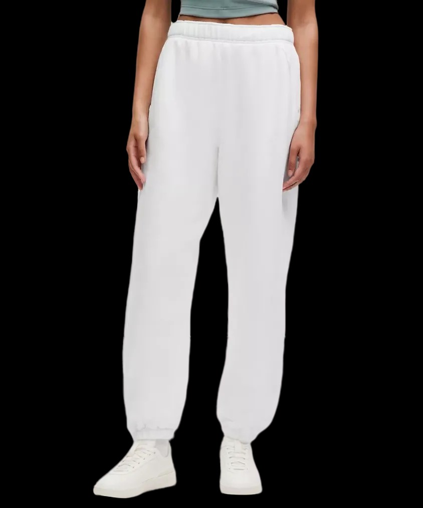 Lululemon Scuba Mid-Rise Oversized Jogger Regular White - HypeFly India View 1
