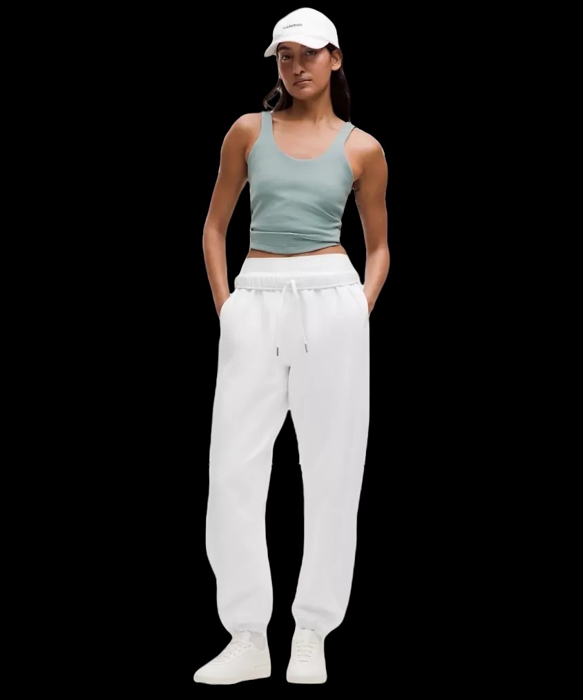 Lululemon Scuba Mid-Rise Oversized Jogger Regular White - HypeFly India View 2