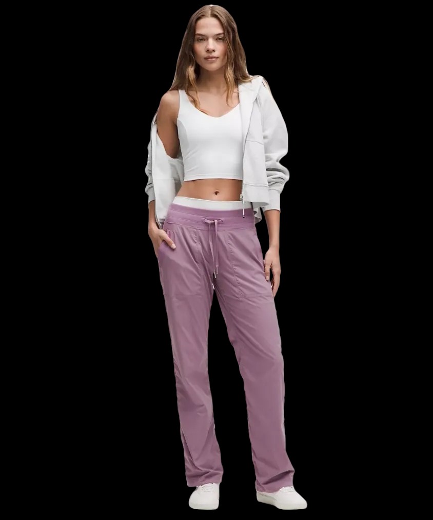 Lululemon Dance Studio Mid-Rise Pant Regular Lavender Lux - HypeFly India View 2