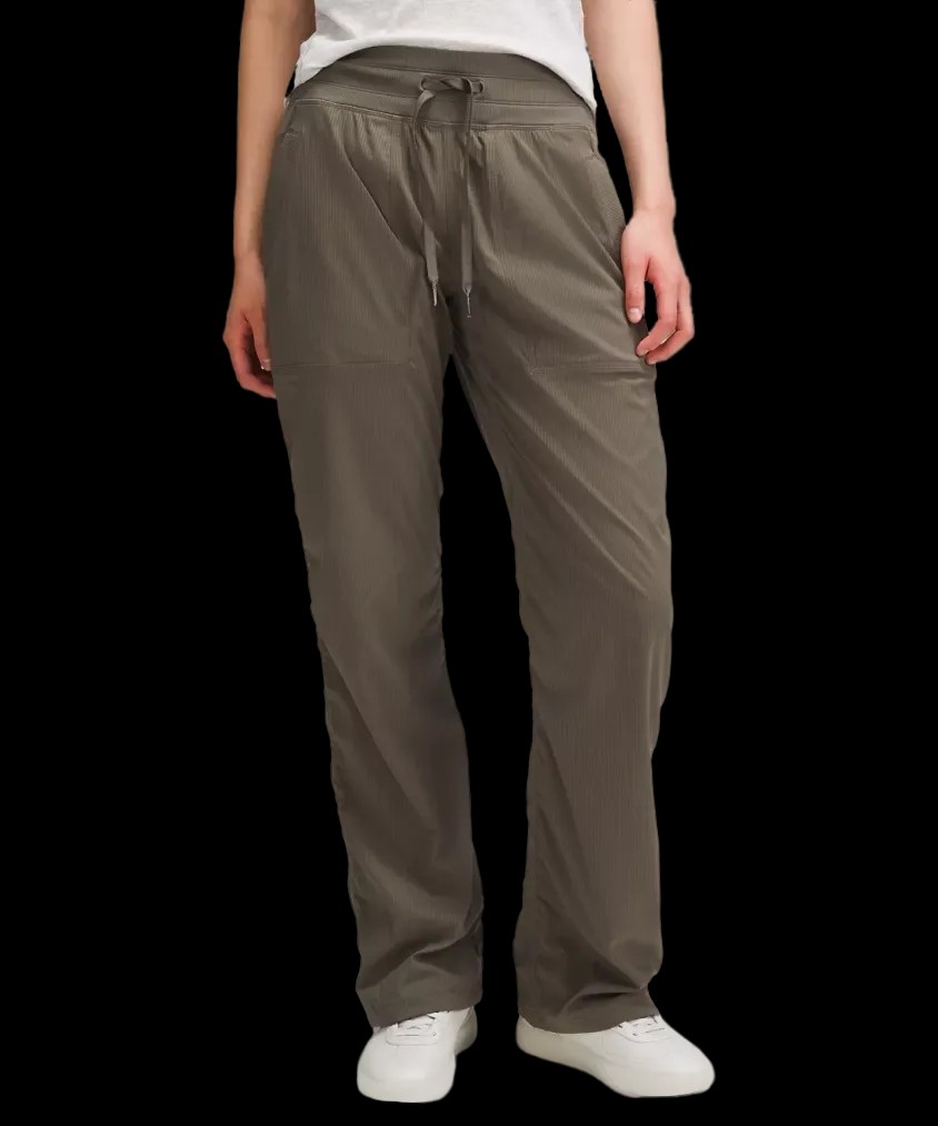 Lululemon Dance Studio Mid-Rise Pant Regular Army Green - HypeFly India View 1