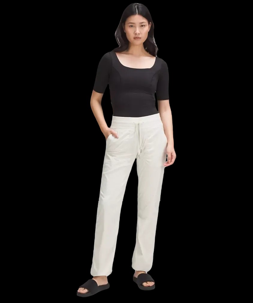 Lululemon Dance Studio Mid-Rise Pant Regular Bone - HypeFly India View 2