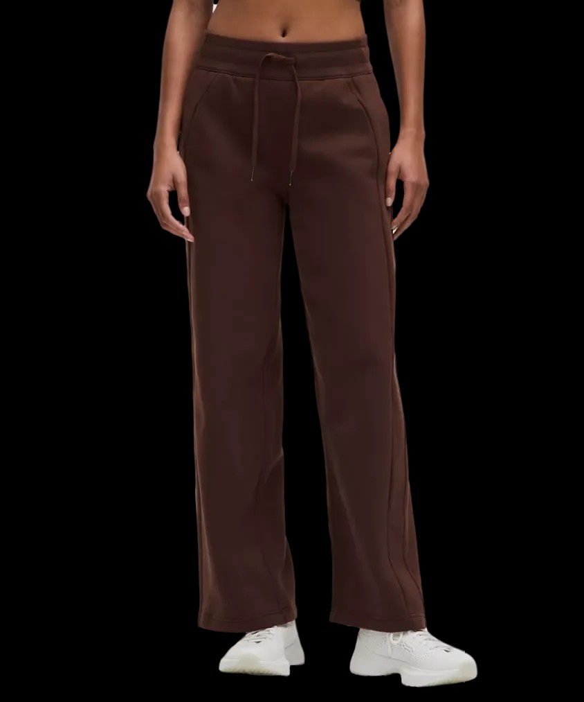 Lululemon Scuba Mid-Rise Wide-Leg Pant Lava Cake - HypeFly India View 1