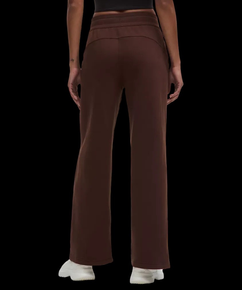 Lululemon Scuba Mid-Rise Wide-Leg Pant Lava Cake - HypeFly India View 3