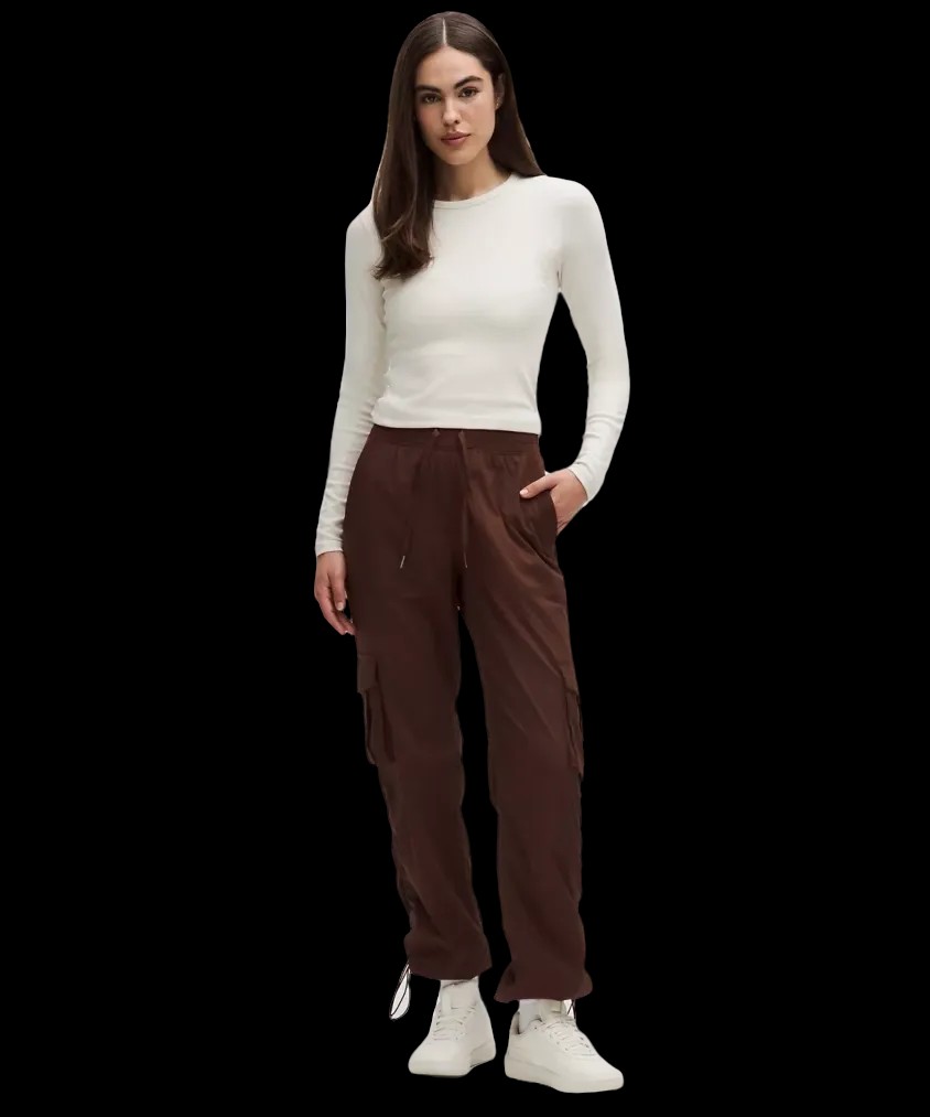 Lululemon Dance Studio Relaxed-Fit Mid-Rise Cargo Pant Lava Cake - HypeFly India View 3