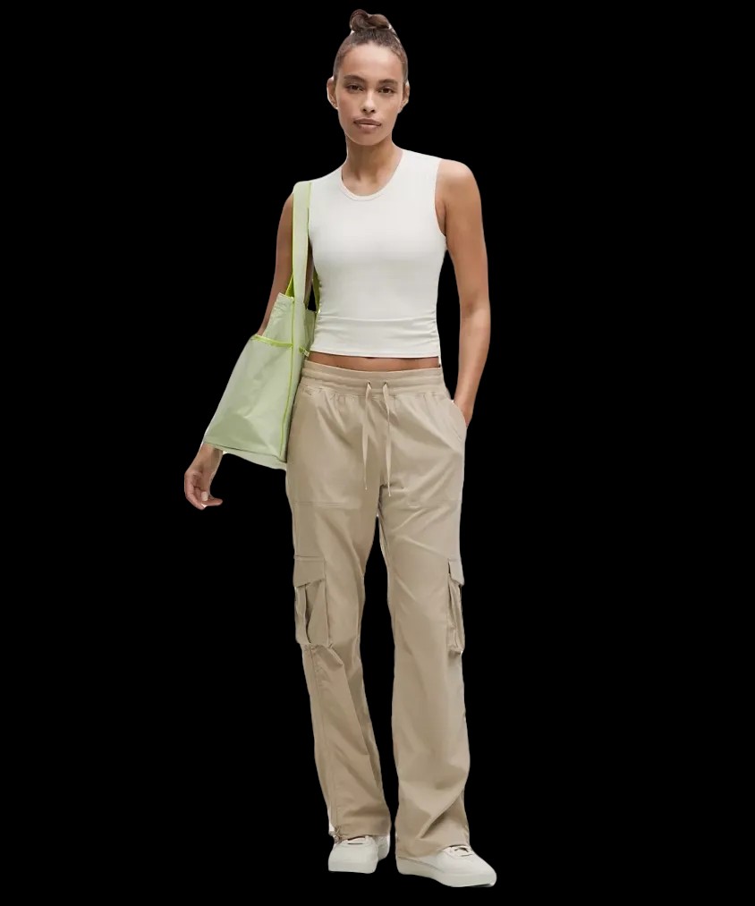 Lululemon Dance Studio Relaxed-Fit Mid-Rise Cargo Pant Sheer Oak - HypeFly India View 2