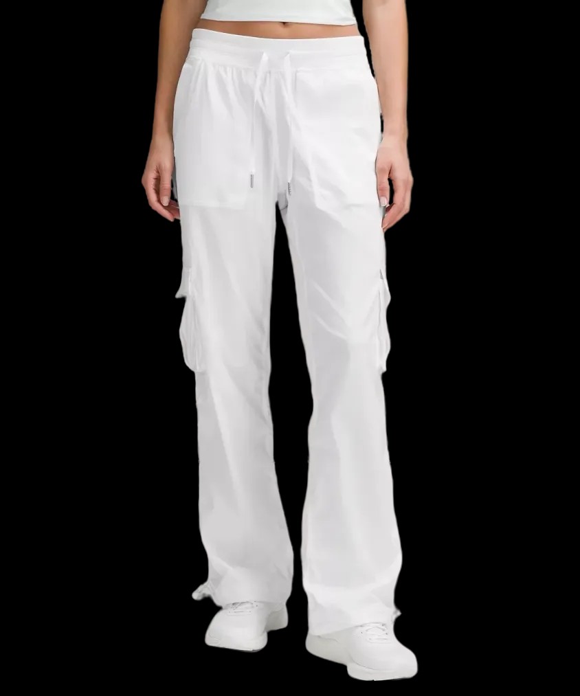 Lululemon Dance Studio Relaxed-Fit Mid-Rise Cargo Pant White - HypeFly India View 1