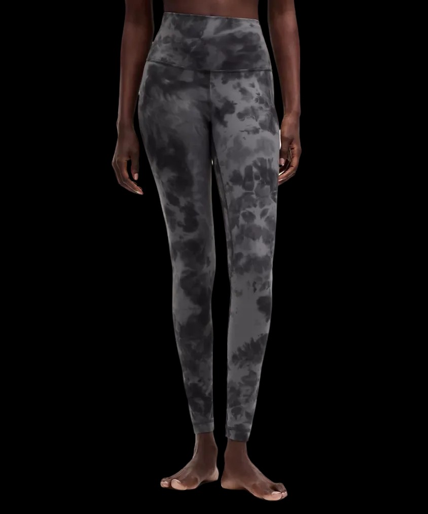 Lululemon Align High-Rise Pant 28" Diamond Dye Pitch Grey Graphite Grey - HypeFly India View 1