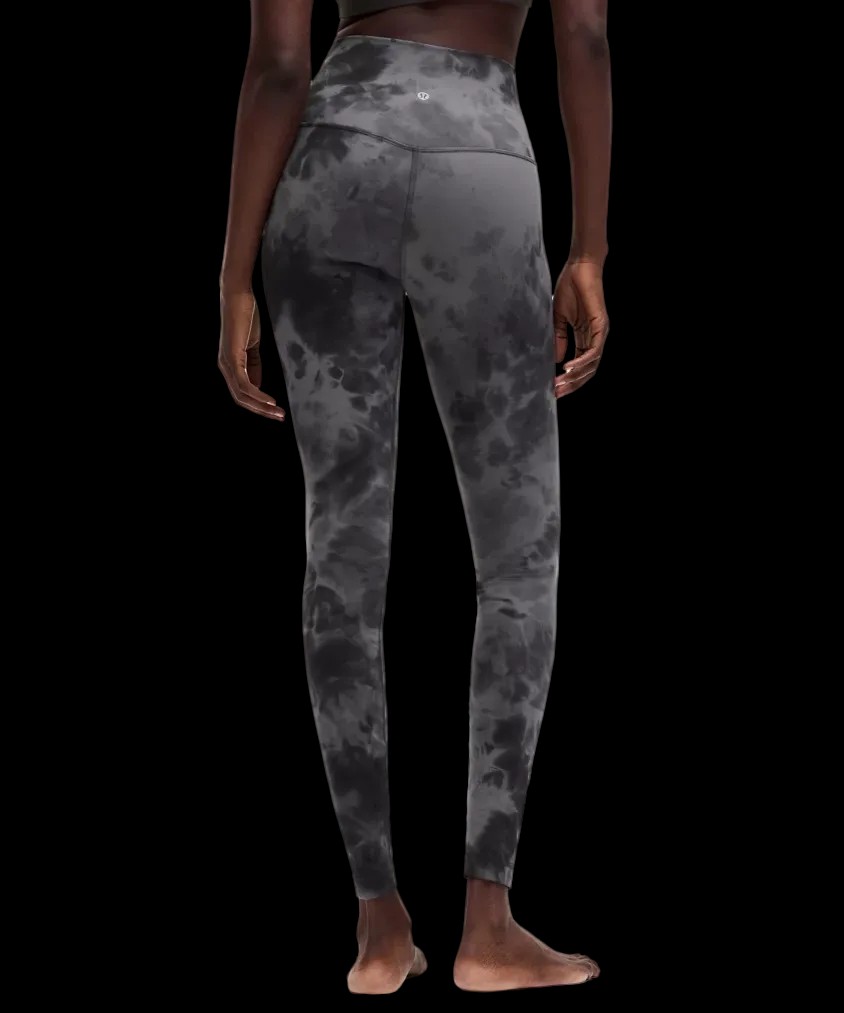 Lululemon Align High-Rise Pant 28" Diamond Dye Pitch Grey Graphite Grey - HypeFly India View 3