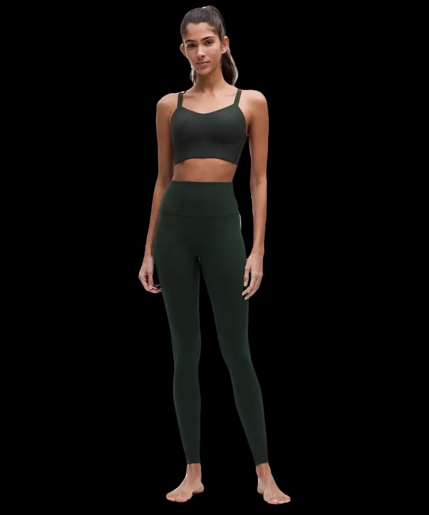 Lululemon Align High-Rise Pant 28" Rainforest Green - HypeFly India View 2