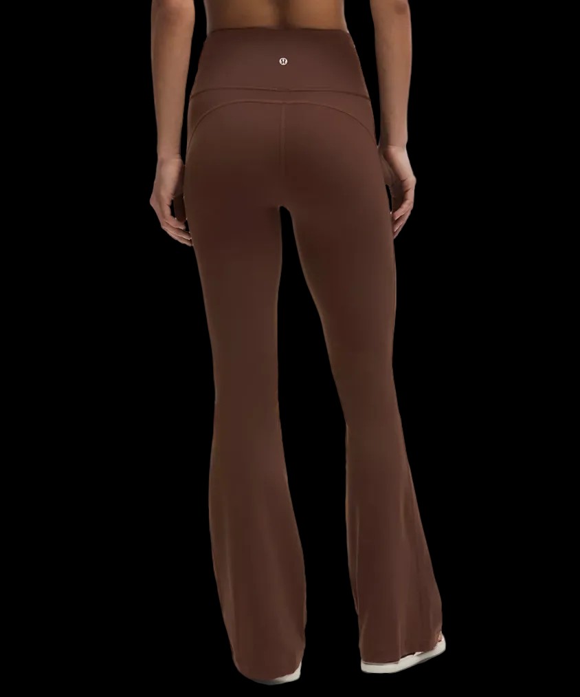 Lululemon Groove Nulu Super-High-Rise Flared Pant Lava Cake - HypeFly India View 3