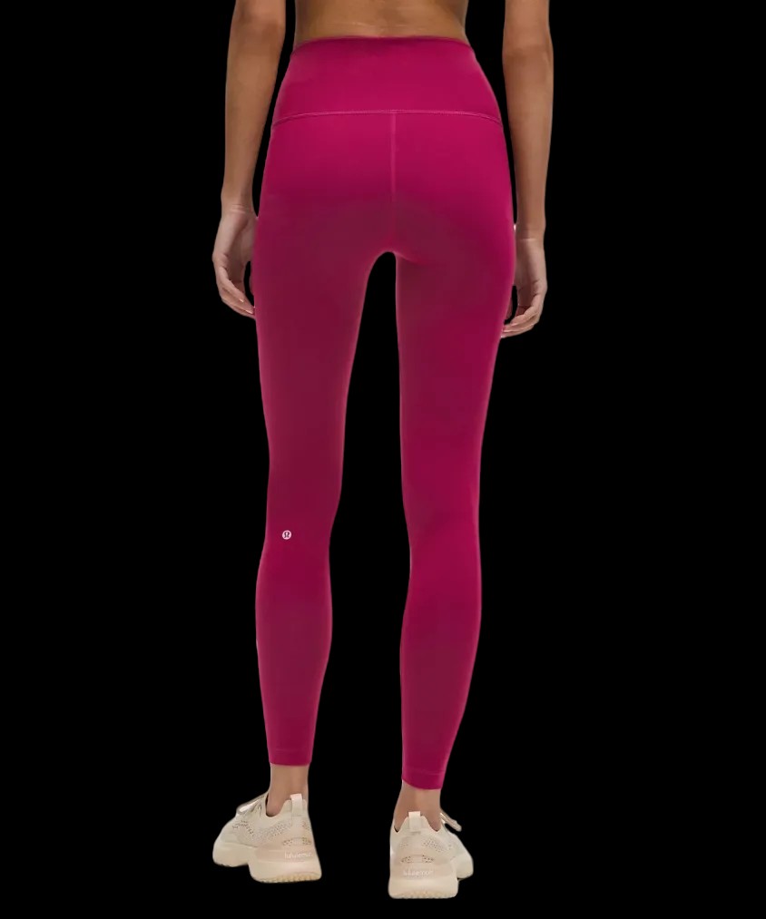 Lululemon Wunder Train High-Rise Tight 28" Magenta Smoke - HypeFly India View 3