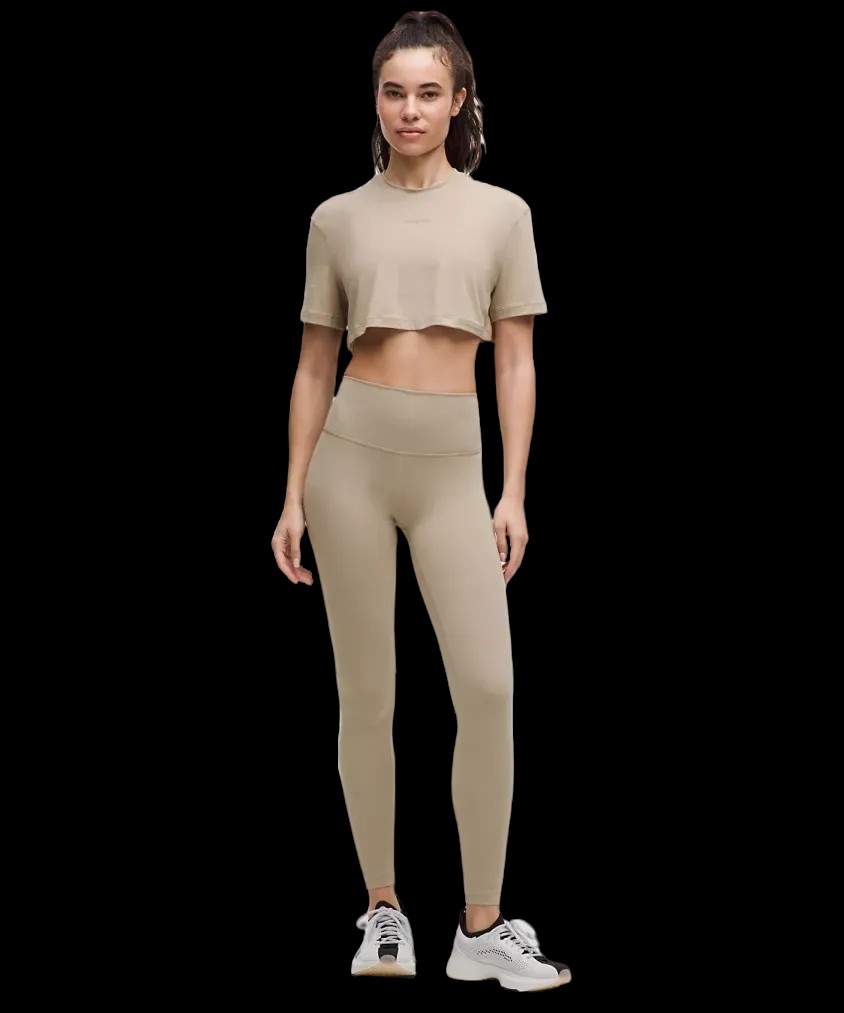 Lululemon Wunder Train High-Rise Tight 28" Sheer Oak - HypeFly India View 2