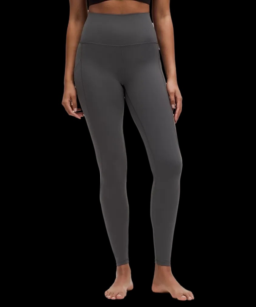 Lululemon Align High-Rise Pant with Pockets 28" Graphite Grey - HypeFly India View 1