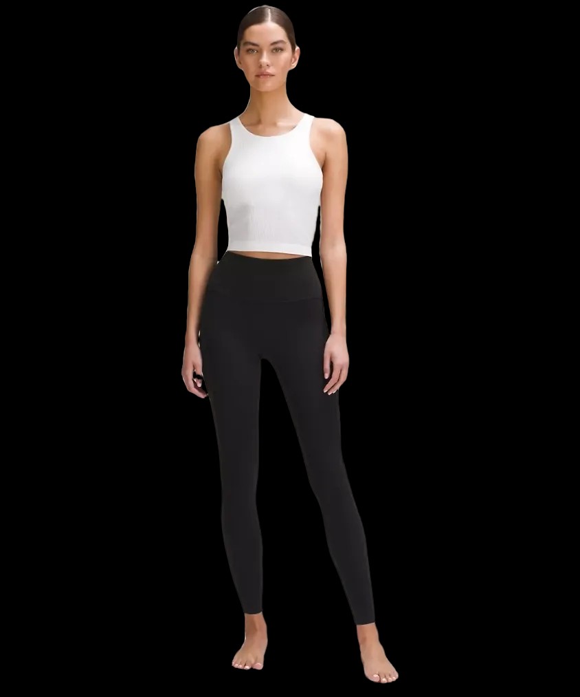 Lululemon Align High-Rise Pant with Pockets 28" Black - HypeFly India View 2